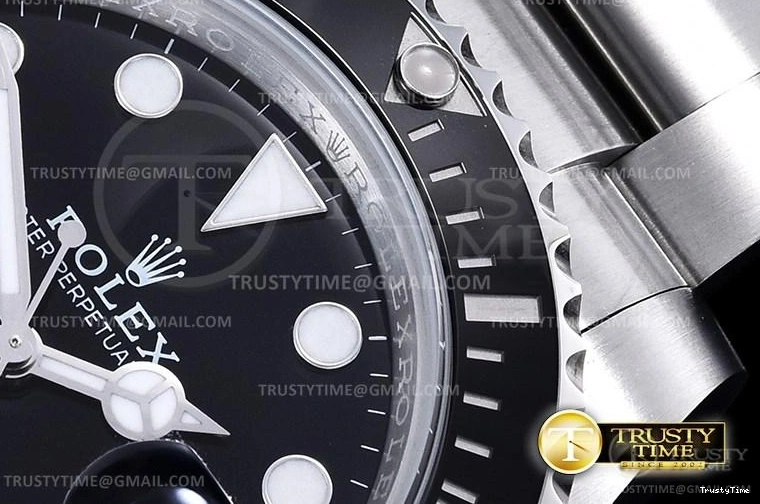 0723 ROLSUB0282 – Submariner 116610LN 904L SS SS Blk V2S ZZF SA Durable 1037